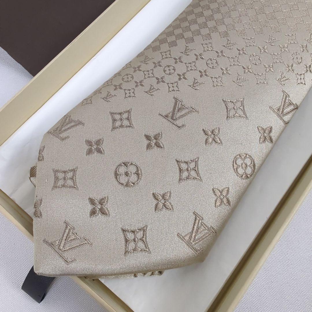 【美品】LOUISVUITTON ルイヴィトン モノグラム ダミエ ネクタイ