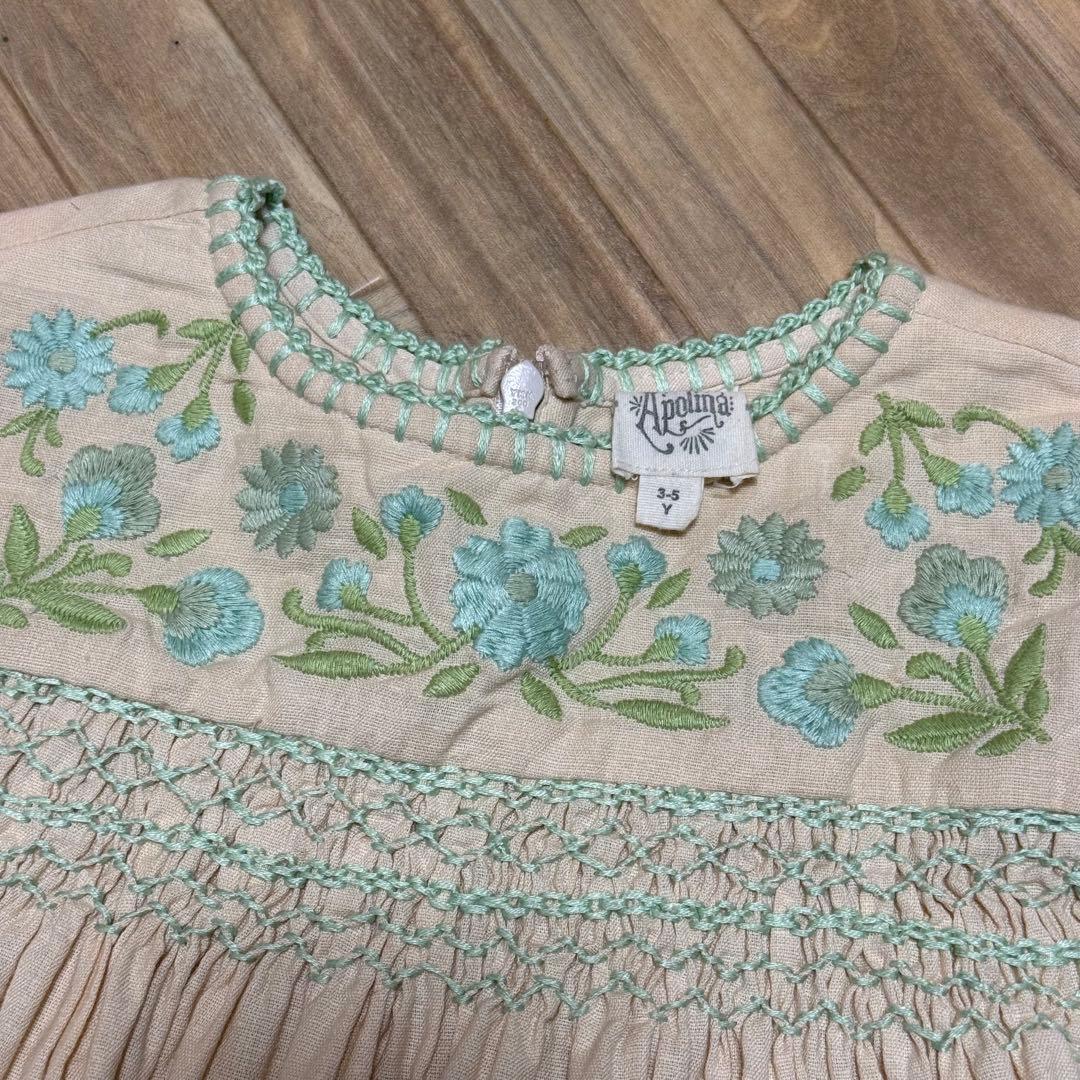 apolina アポリナ Dora Dress Milk 3-5y