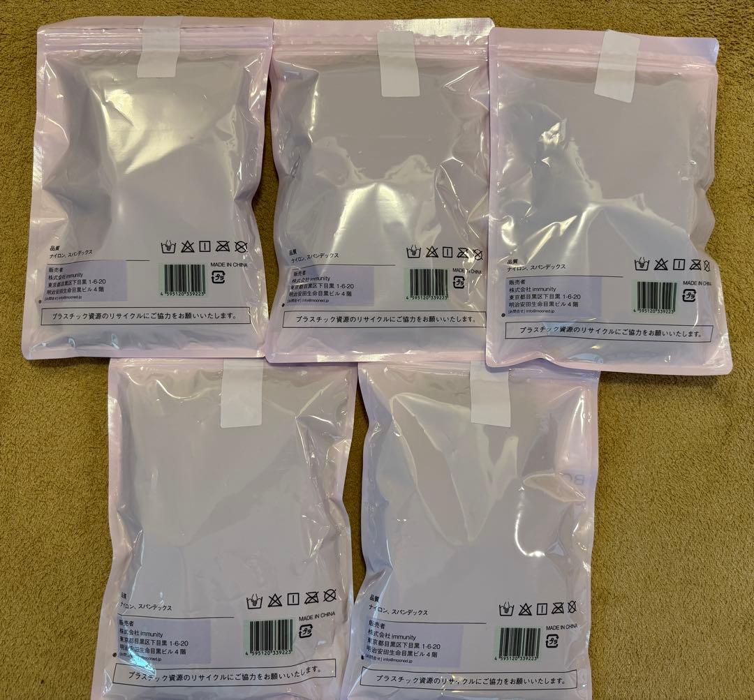 moonup ブラ　Mサイズ　5枚セット