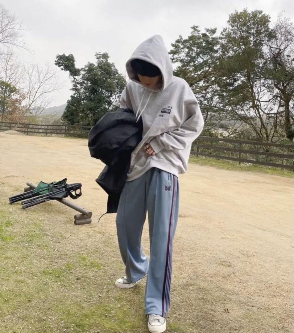 Needles トラックパンツ L サックスブルー