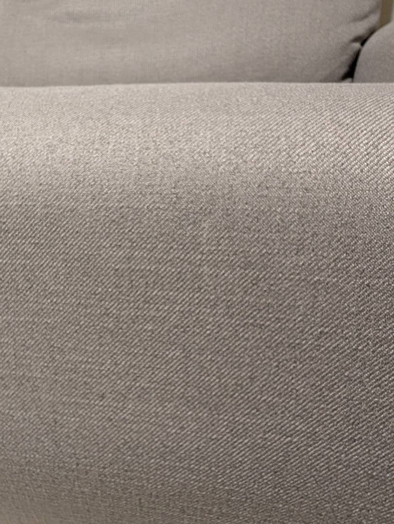 ヤマダオリジナル 電動リクライニングソファ　2人掛け ファブリックモカ色