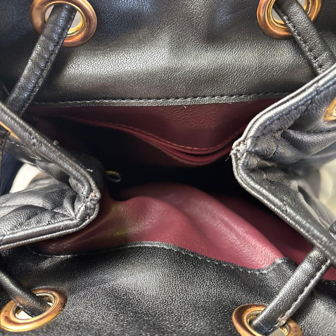 1970年代のCHANEL キルティング ブラックリュック