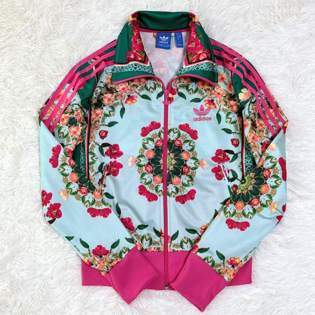 【未使用級】希少 アディダスオリジナルス ファーム トラックジャケット 花 M