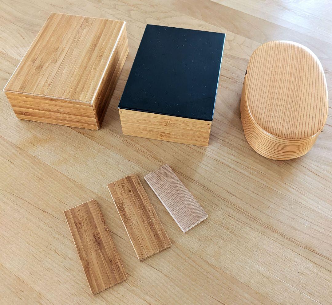 お弁当箱まとめて！ 栗久の曲げわっぱ、公長斎小菅、シユパット袋もおまけ✩