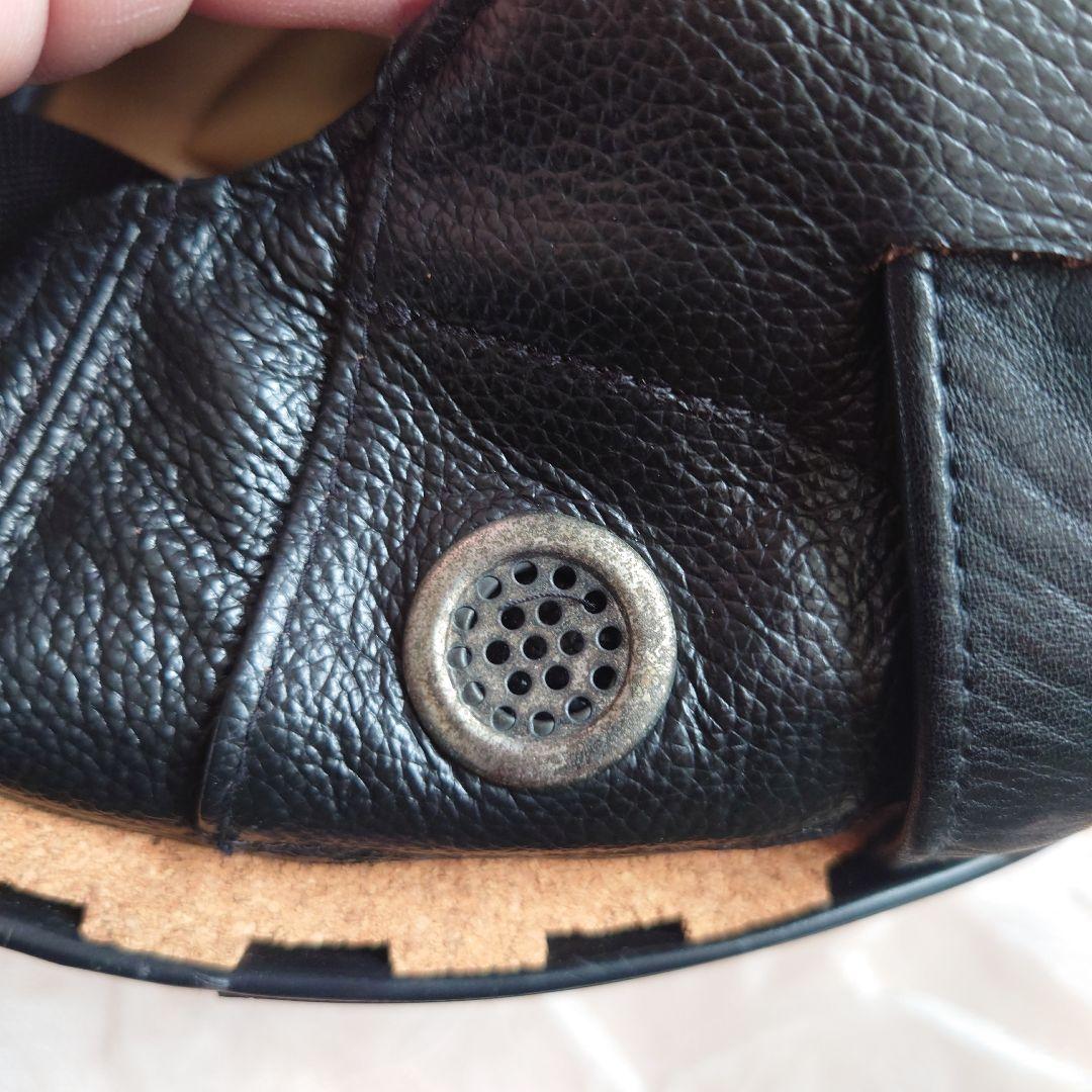 立花三つボタン本革コルク黒色　　シリアルナンバーカード付属300個限定 当時物