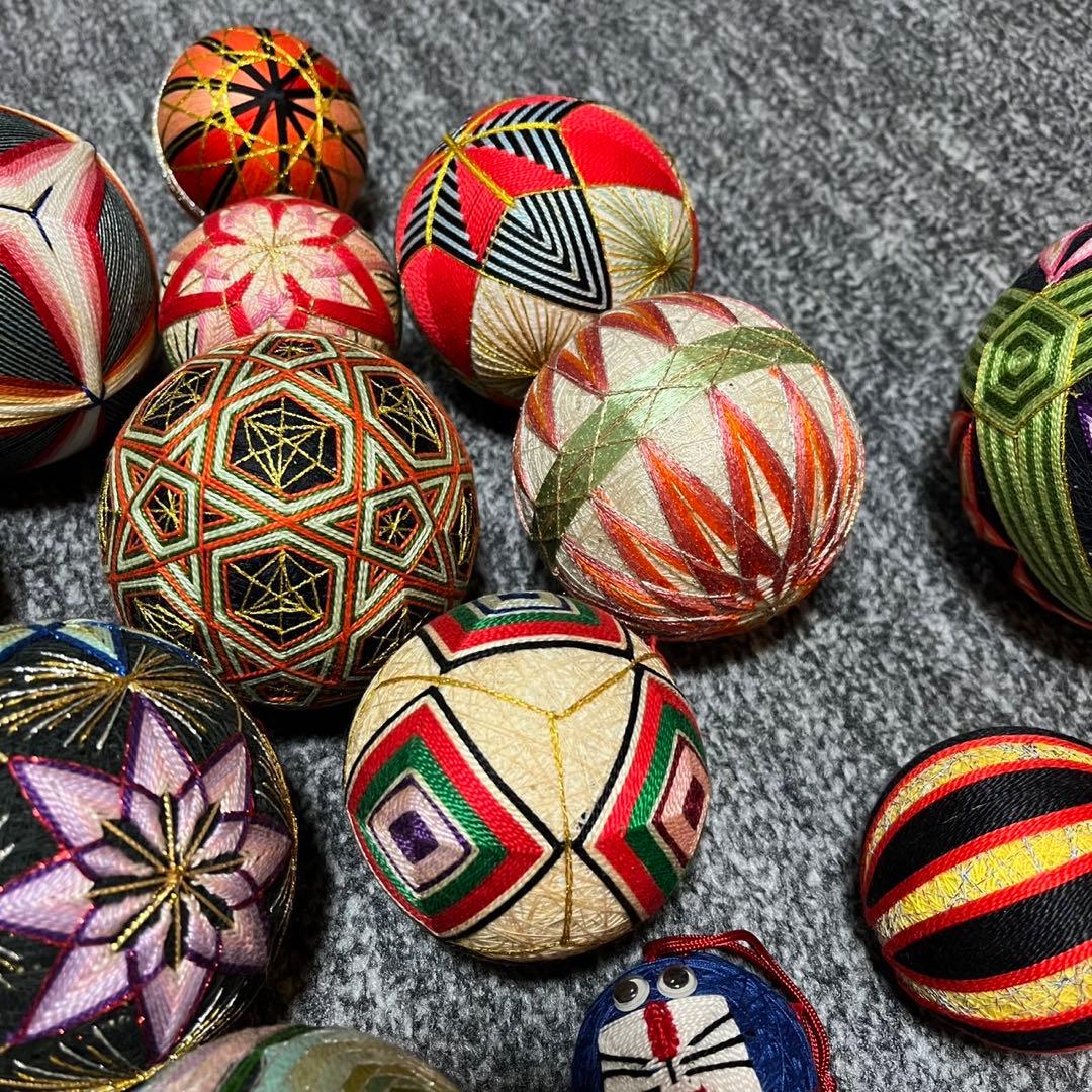 紀州てまり　23個　大　中　小　手毬