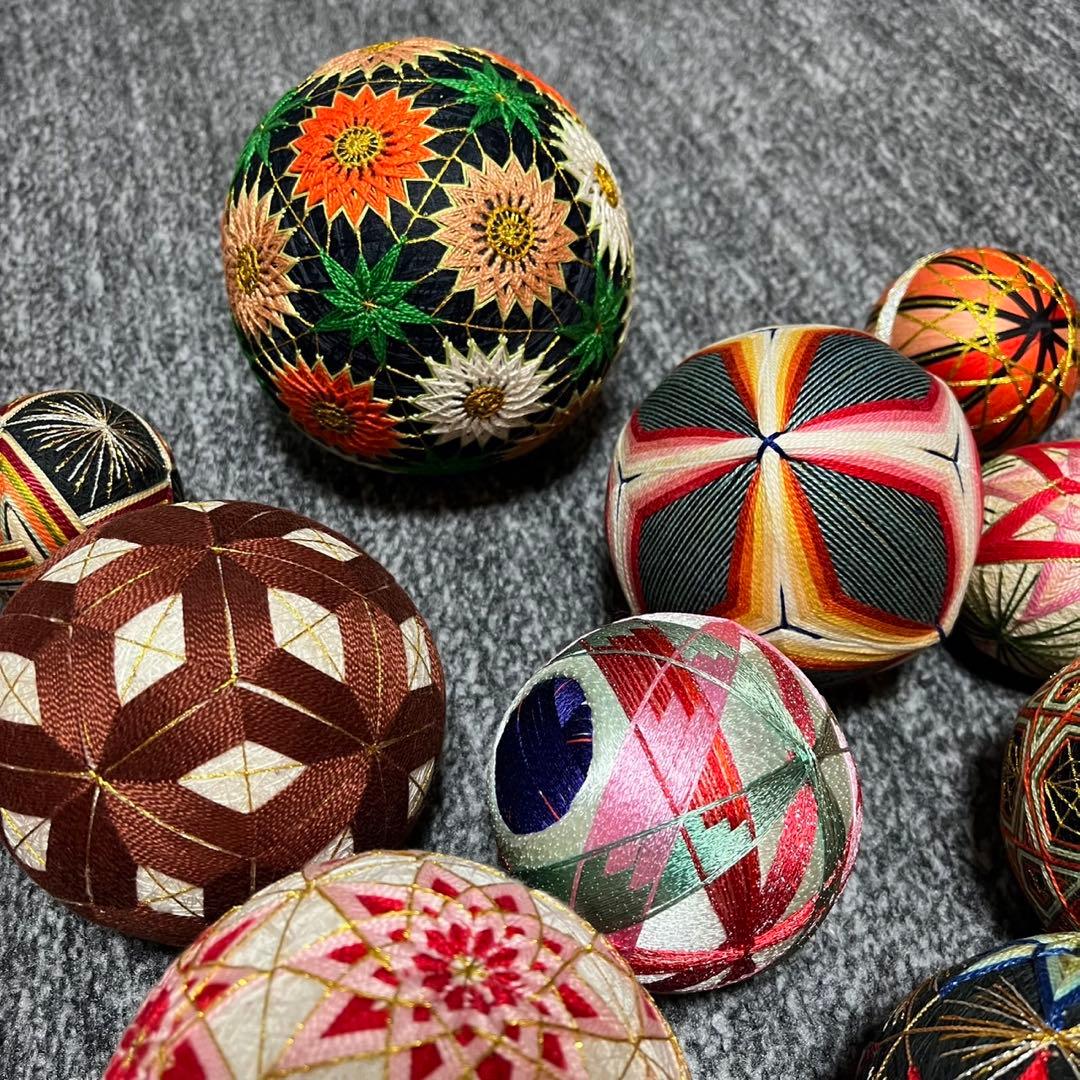 紀州てまり　23個　大　中　小　手毬