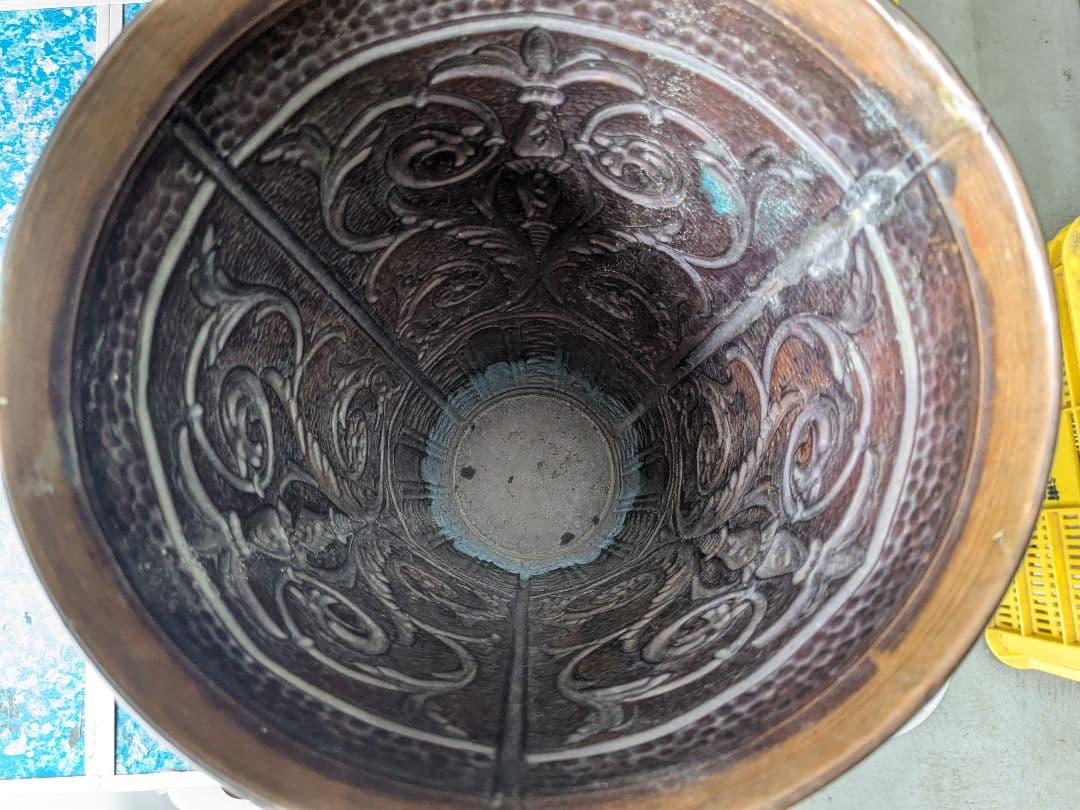 ブロンズ 銅製 傘立て アンティーク ヴィンテージ