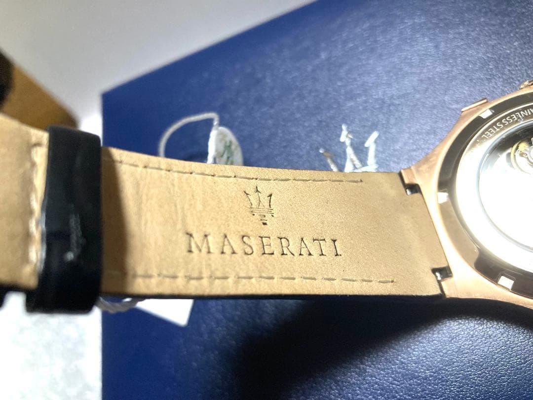 マセラティ時計★ポテンザ★自動巻き★両面スケルトン