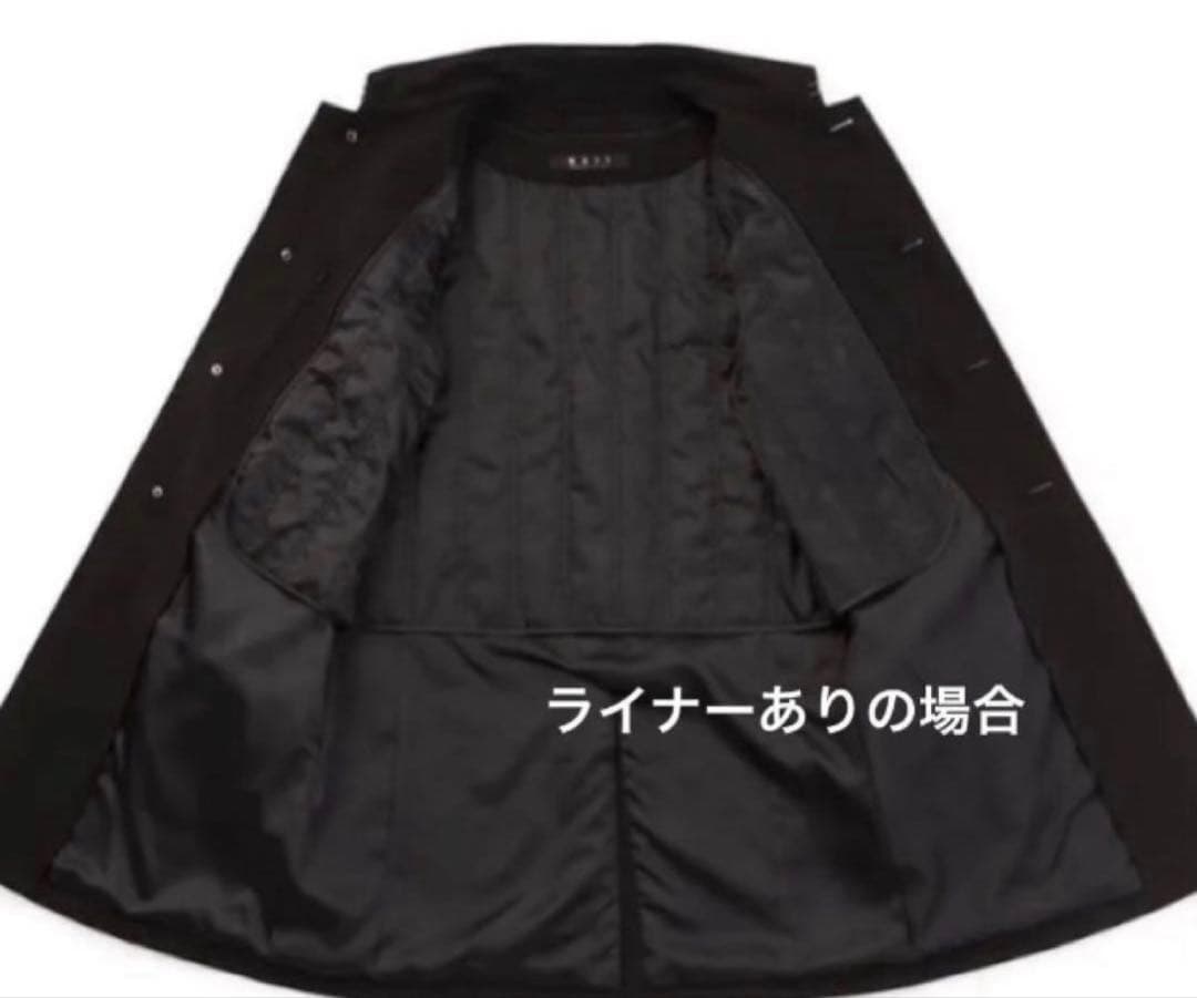 MAJI ステンカラーコート　黒　ブラック　 メンズ ／LLサイズ　新品未使用