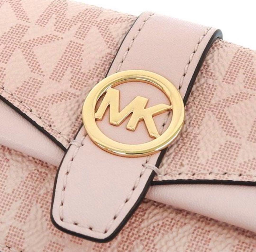 Michael Kors ピンク 三つ折り財布