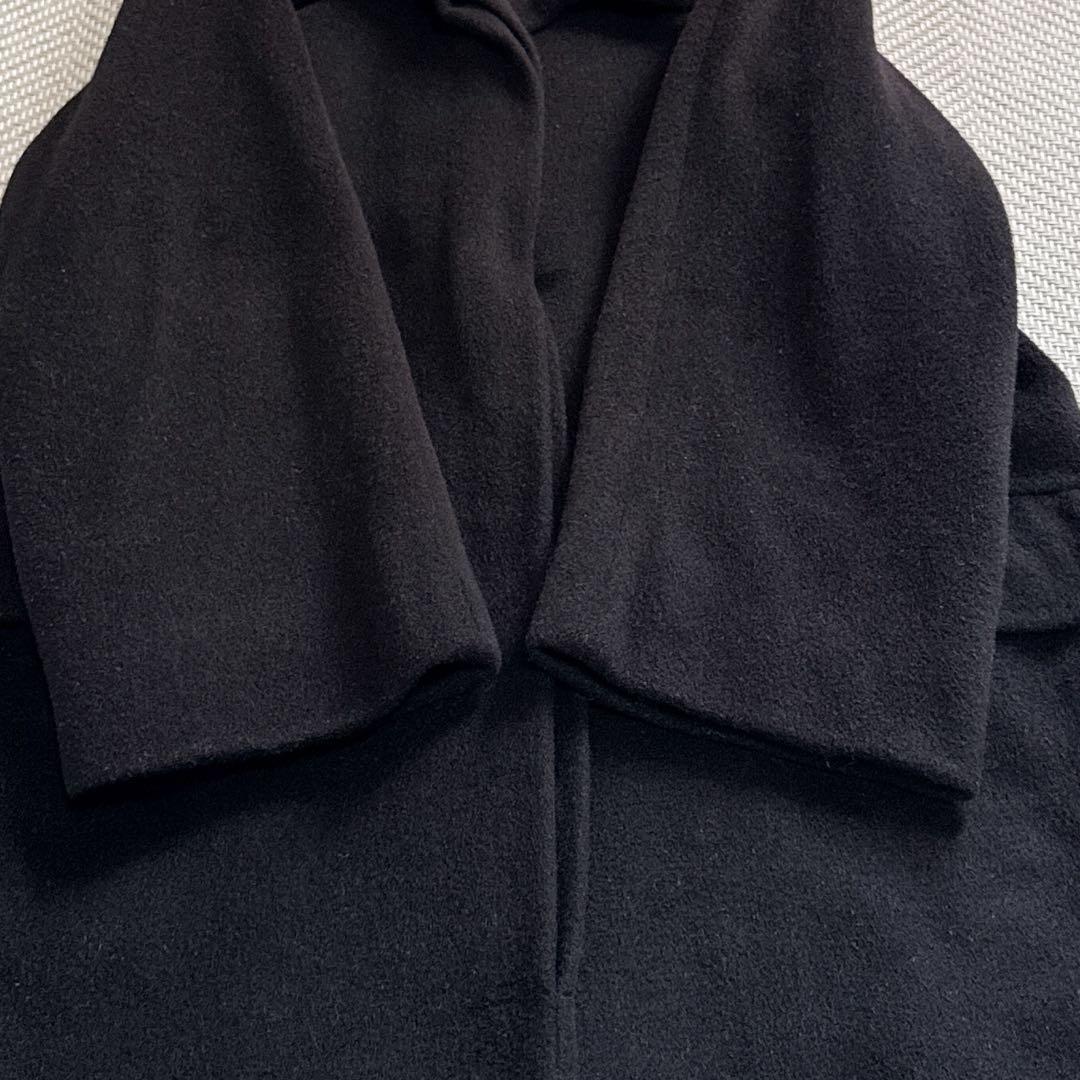 美品 最高級白タグ MaxMara カシミヤ バージンウール ロングコート 42