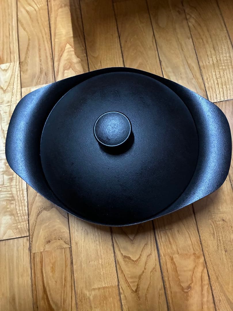 柳宗理　南部鉄器　鉄鍋深型　22㎝　TEKKI