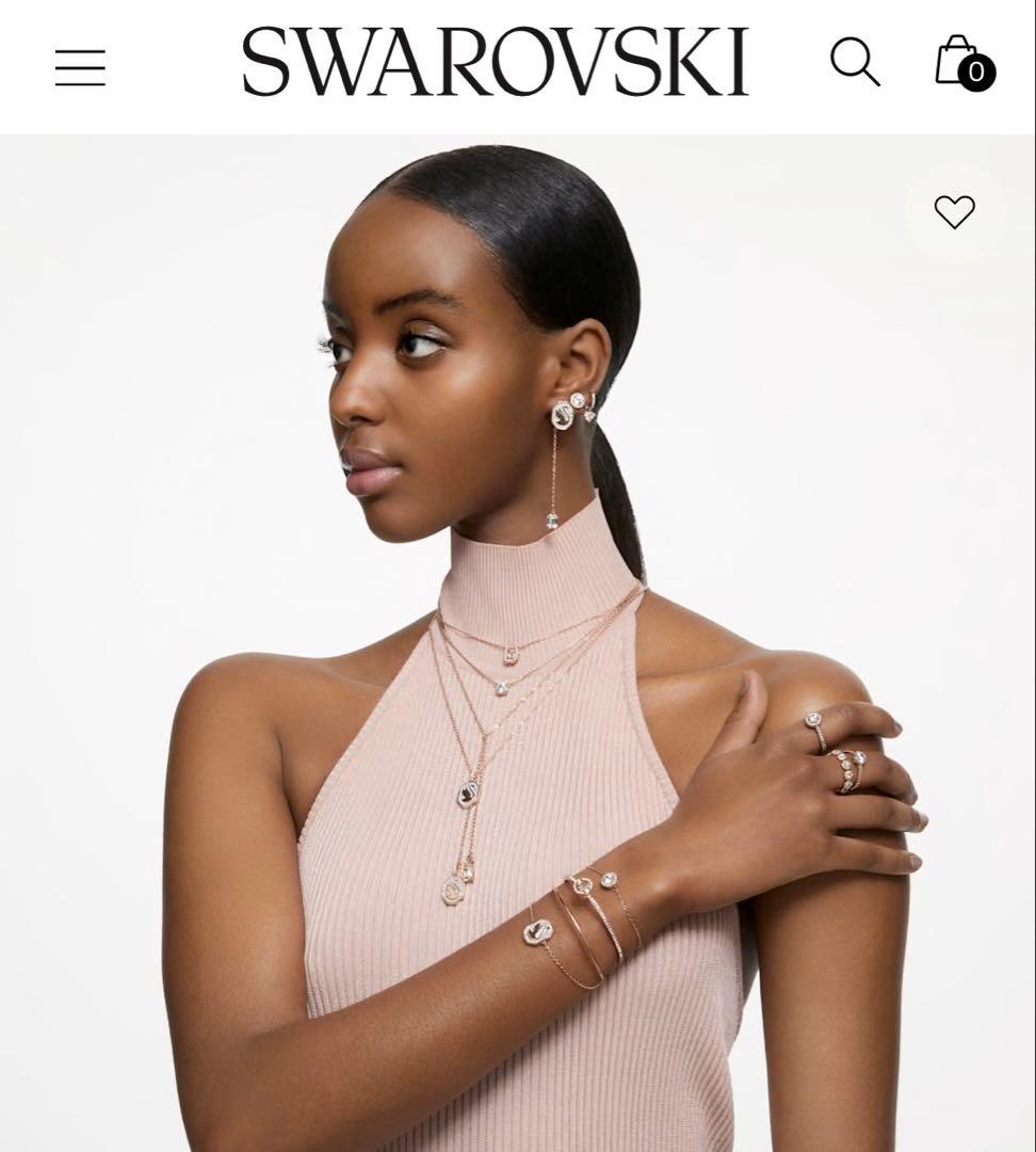値下げスワロフスキーuna Swarovski クリスタル　リング28600円