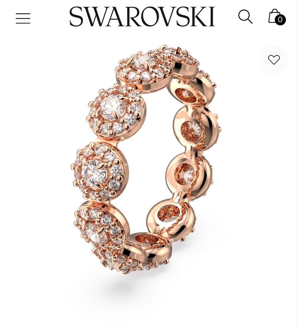 値下げスワロフスキーuna Swarovski クリスタル　リング28600円