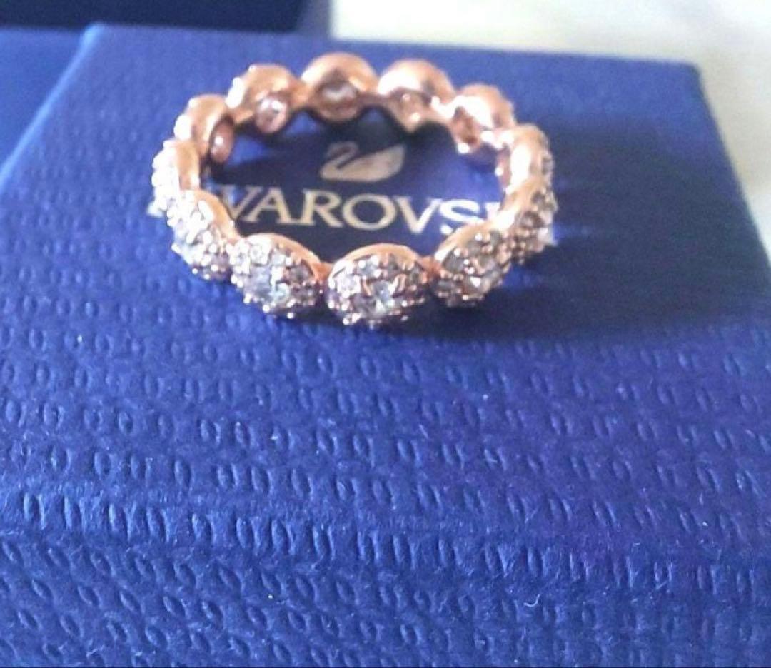 値下げスワロフスキーuna Swarovski クリスタル　リング28600円