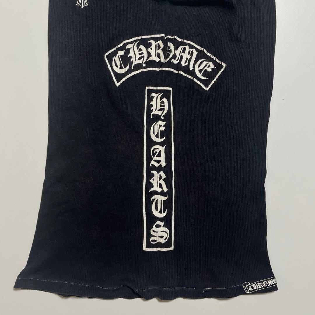 CHROME HEARTS タンクトップ ノースリーブ ブラック 初期タグ S