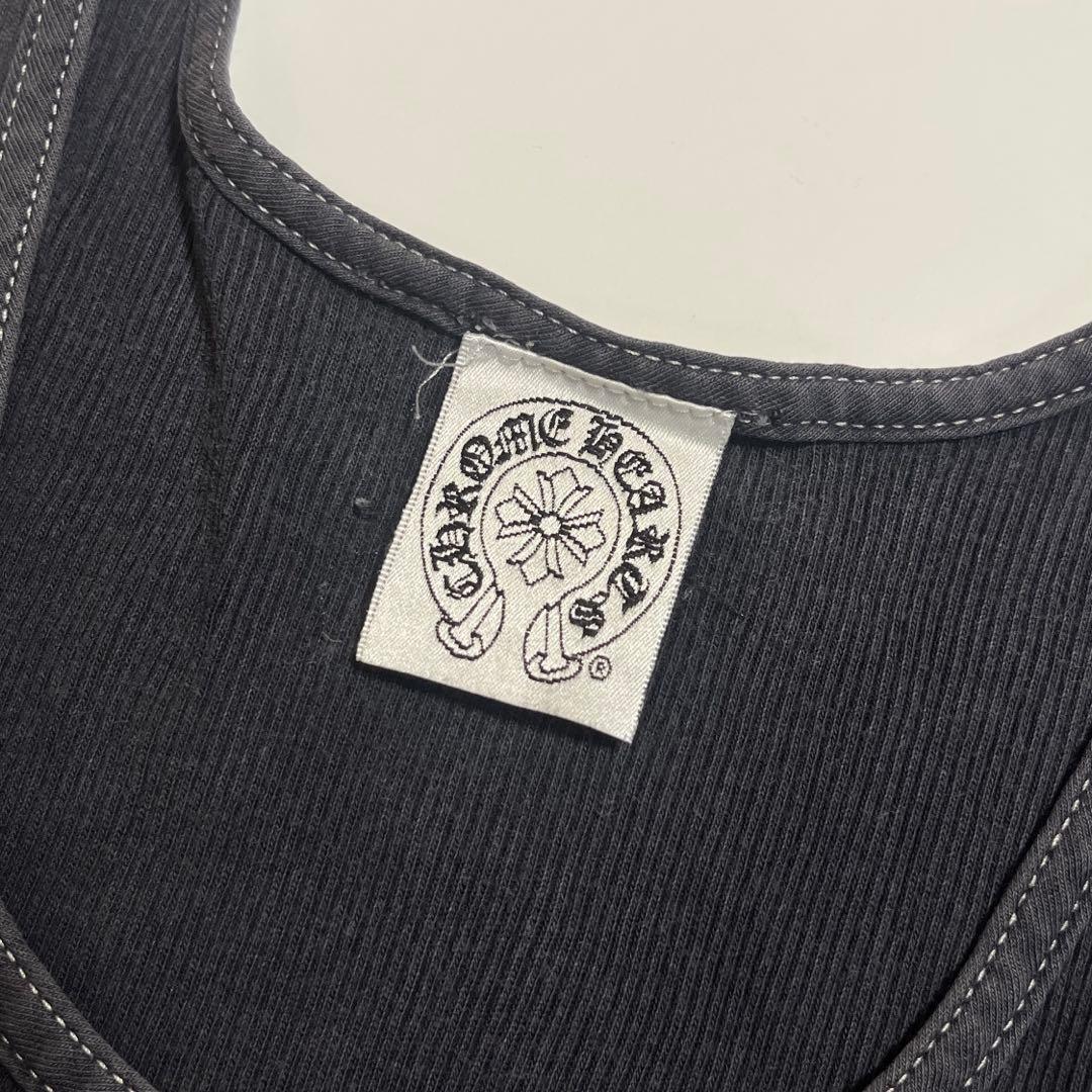 CHROME HEARTS タンクトップ ノースリーブ ブラック 初期タグ S