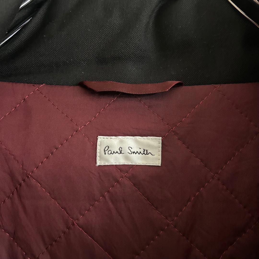 Paul Smith ポールスミス 中綿 ブルゾン キルティング ウール シルク