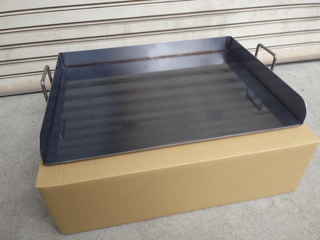 極厚鉄板 持ち手付 少年野球団 ６０×４５ 焼肉 ステーキ パンケーキ 餃子海鮮