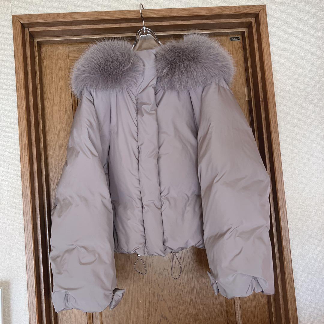 SNIDEL ♡西川フードファーショートダウン GRY