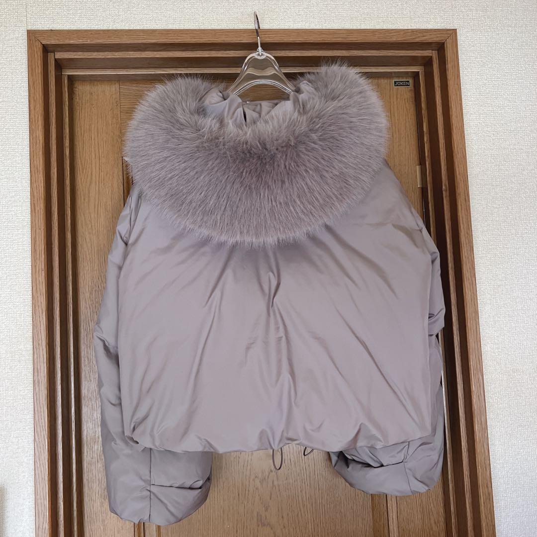 SNIDEL ♡西川フードファーショートダウン GRY
