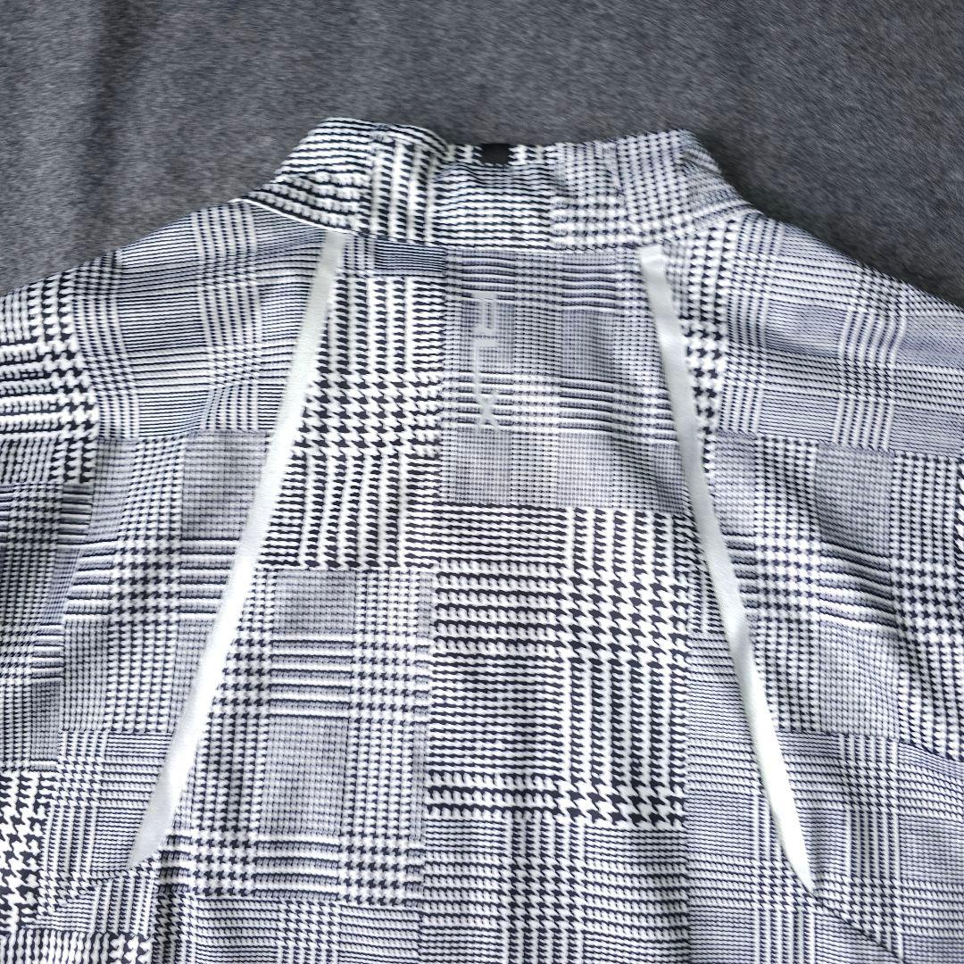 近年 RLX ポロラルフローレン グレンチェック柄撥水ブルゾンジャケット XL