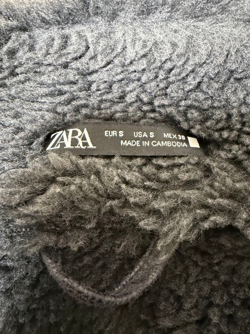 ZARA ダブルフェイス　フェイクレザージャケット