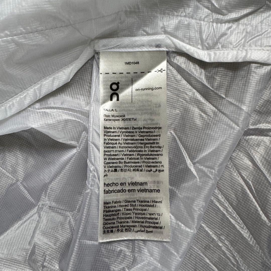 On Weather Vest オン ウェザーベスト