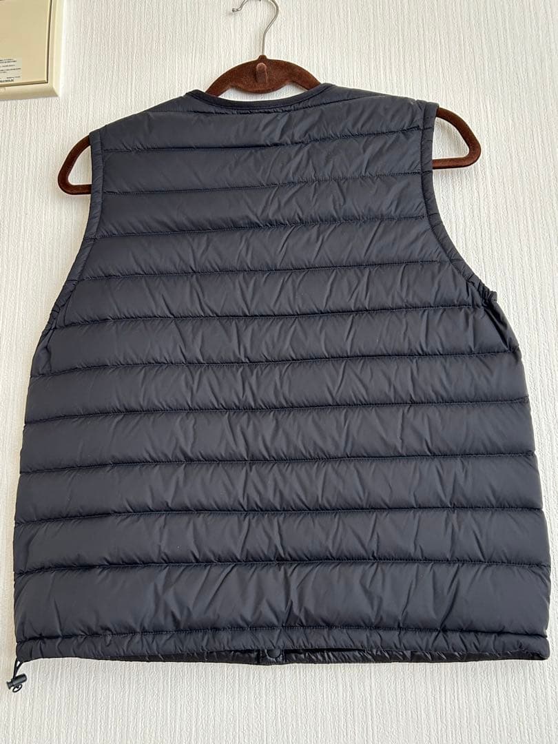 DANTON ダントン クルーネック インナーダウンベスト 黒　36