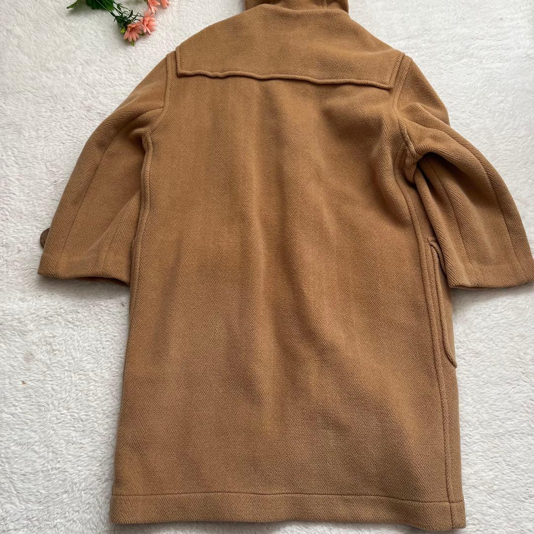  Burlington ダッフルコート　ヘリンボーン　キャメル