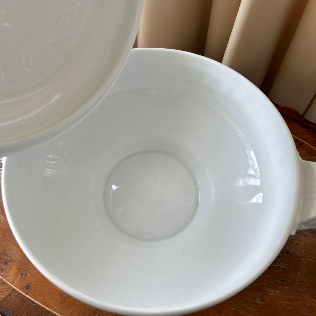 フランスで購入レア11万円ベルナルド　ルーブルスープチューリンアンティーク大皿器