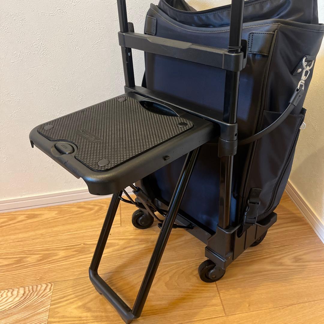 SWANY スワニー　キャリーバッグ　座面付きD-202 ミルダ　ブラック 美品