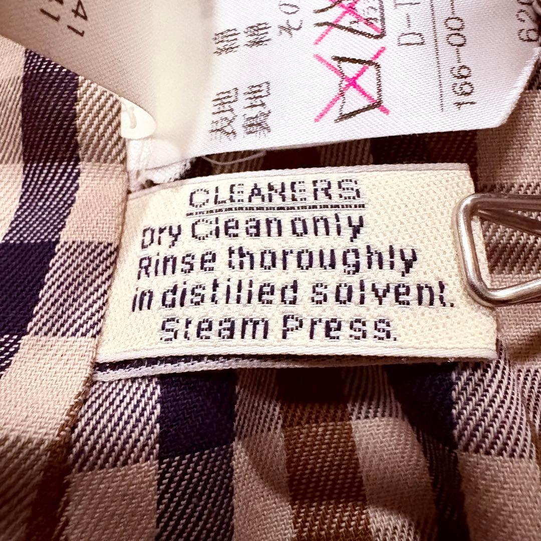 極美品★アクアスキュータム トレンチコート ベージュ 英国製 XL