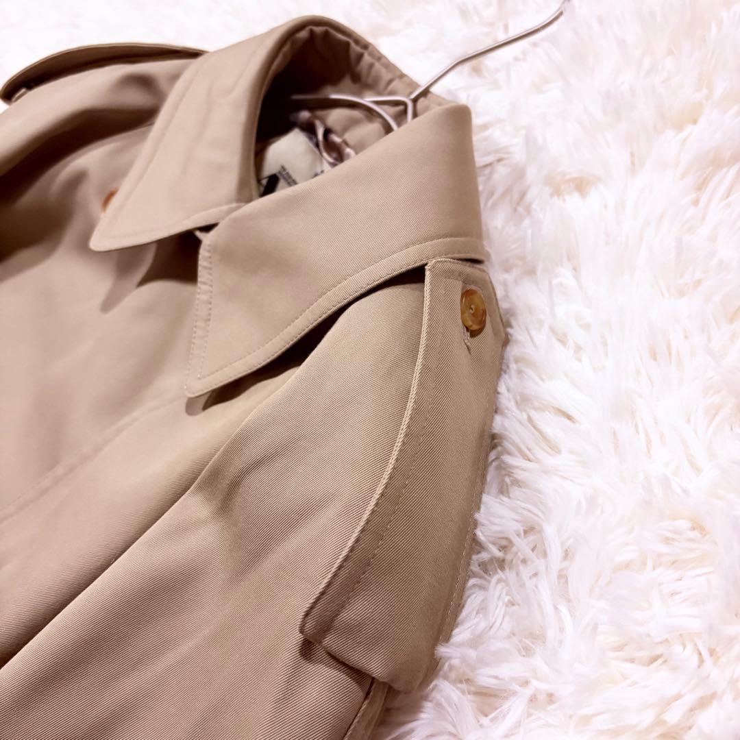 極美品★アクアスキュータム トレンチコート ベージュ 英国製 XL