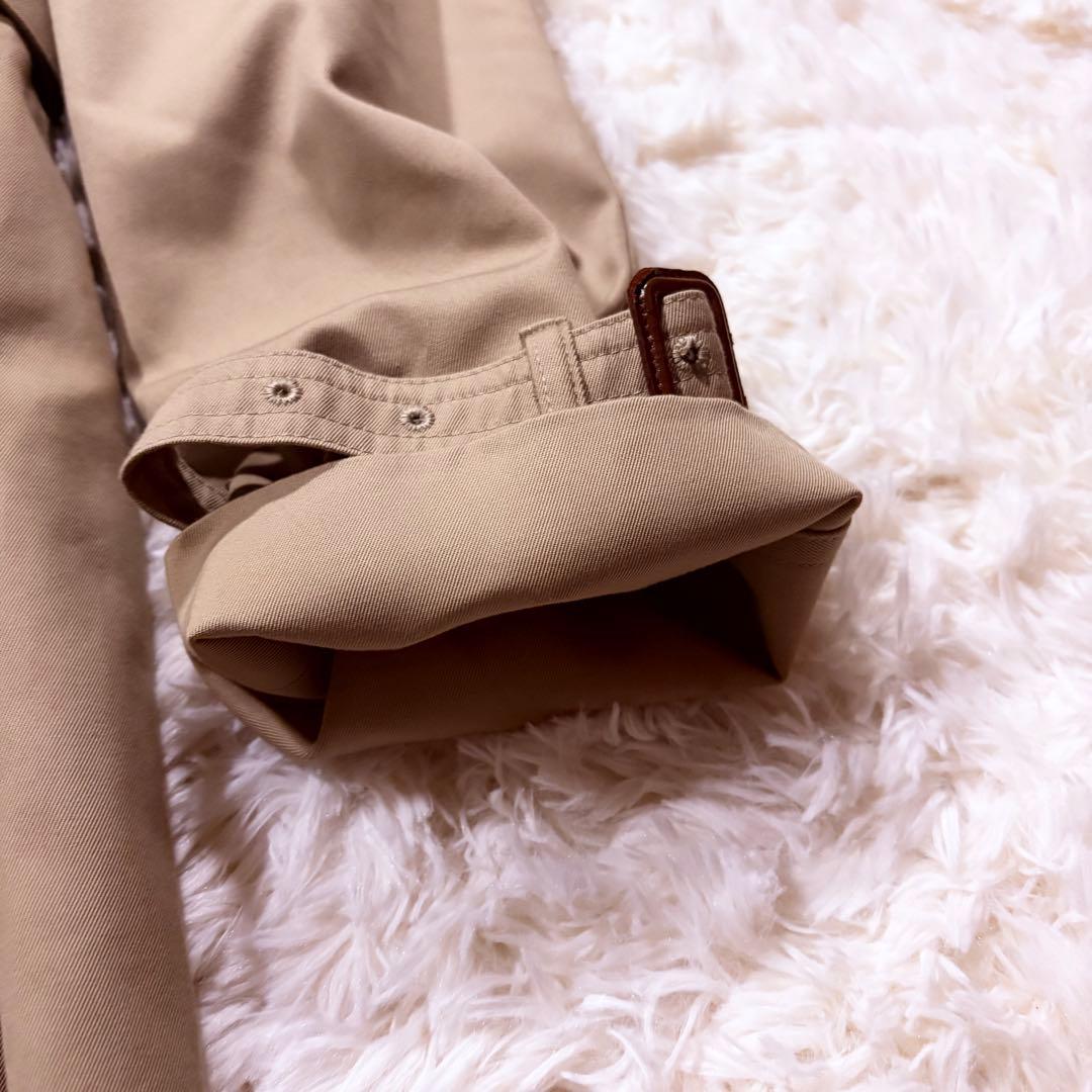 極美品★アクアスキュータム トレンチコート ベージュ 英国製 XL