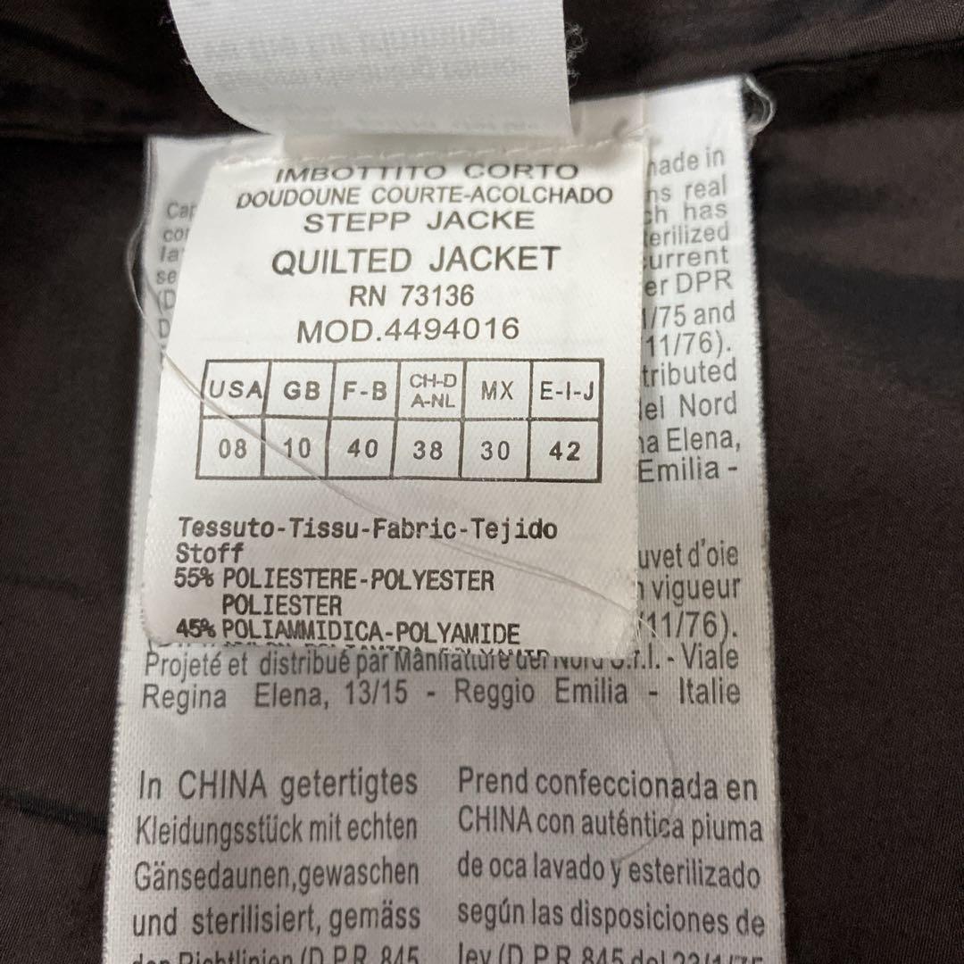 【希少美品】マックスアンドコー　ブラウン　ロングダウンコート　ダブルジップアップ