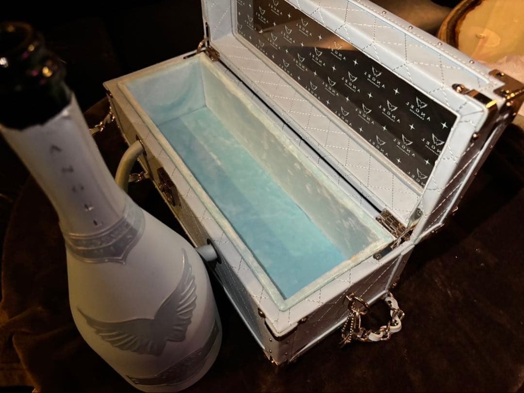 美品　エンジェル　シャンパン　ドゥミセック　ブルー　ピンク　グリーン　イエロー