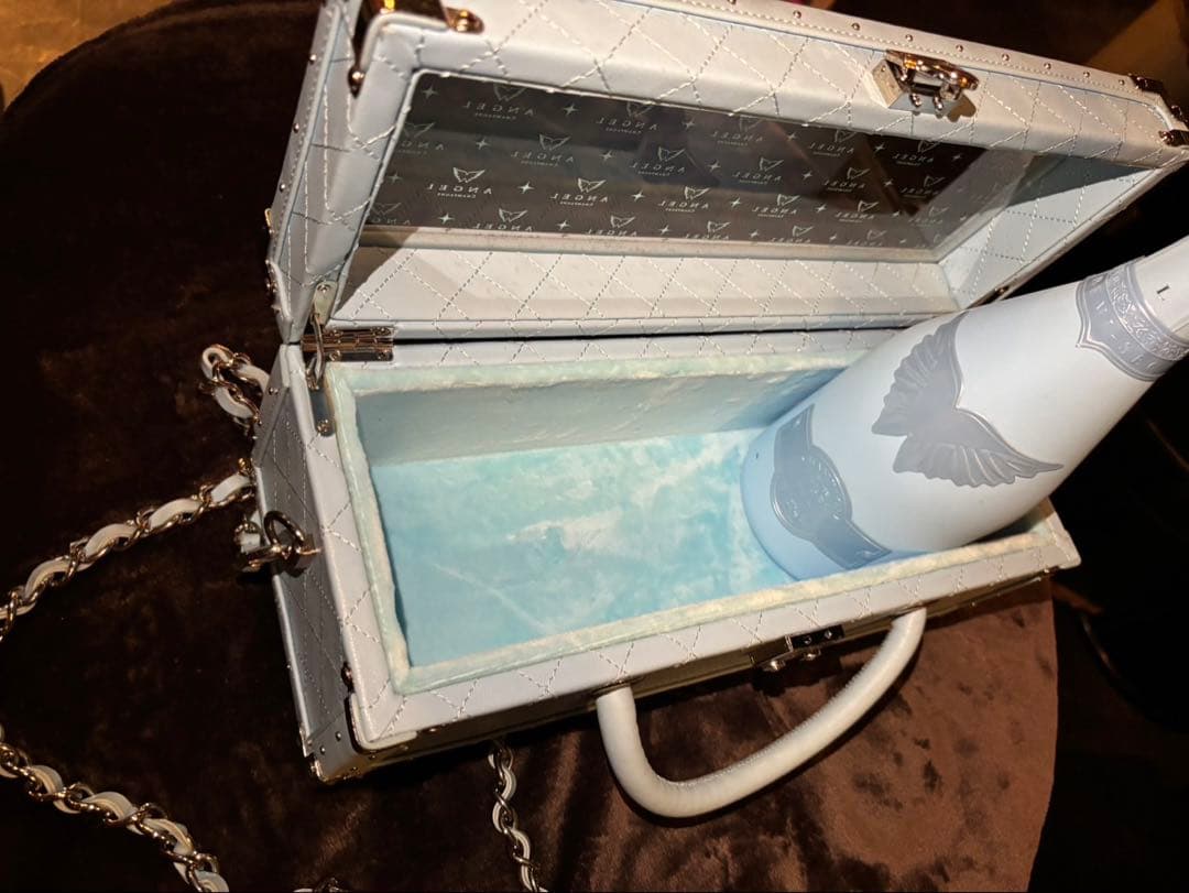 美品　エンジェル　シャンパン　ドゥミセック　ブルー　ピンク　グリーン　イエロー