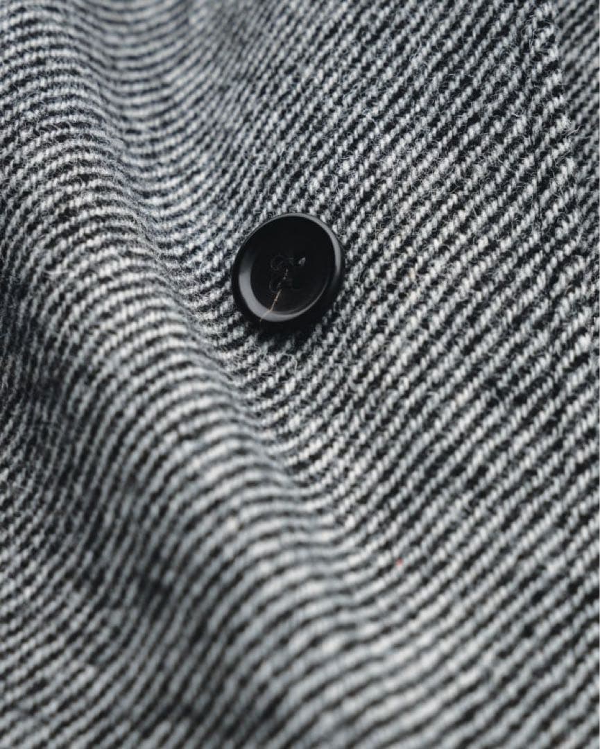 BEAMS F / HARRIS TWEED ダイアゴナル シングル コート