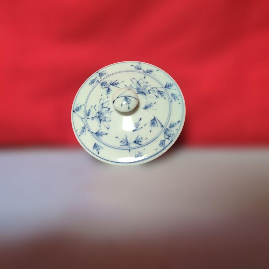 ★しん窯青花蓋物５客セットNO9