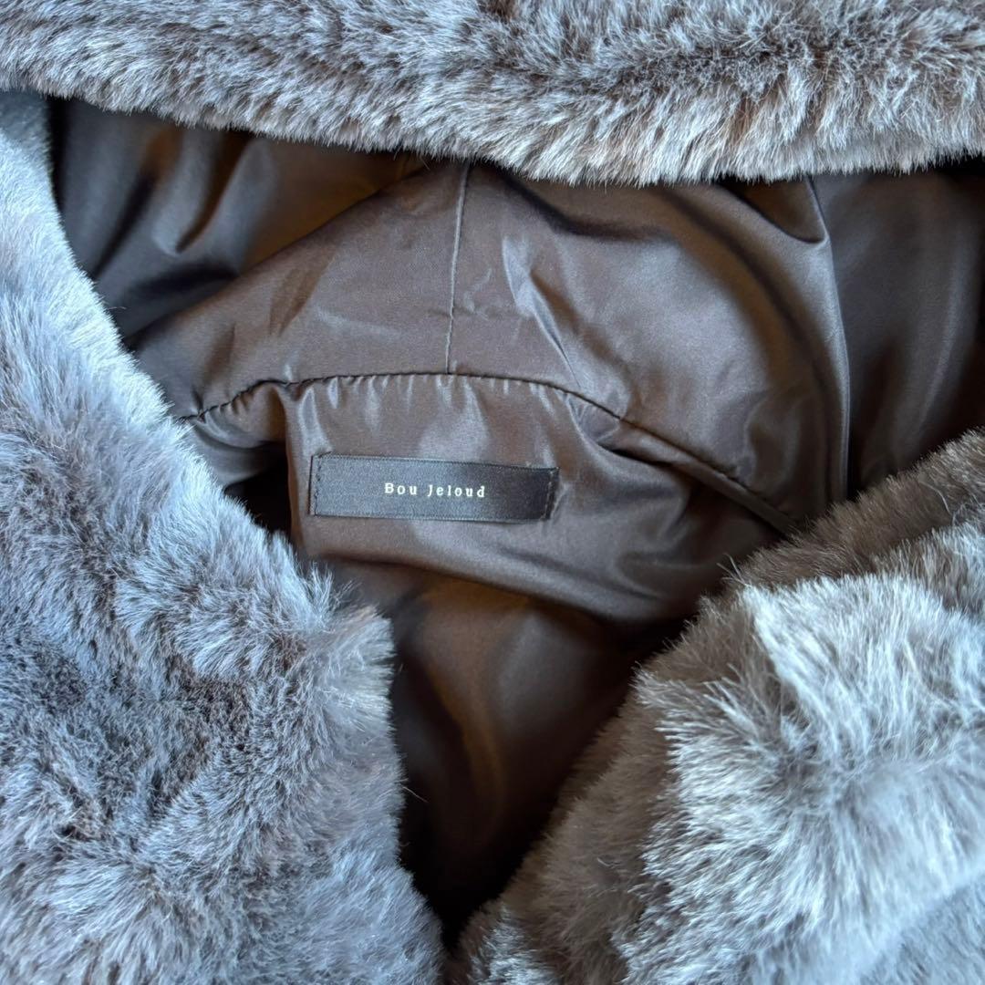 りくちゃん様　異素材ＭＩＸダウンファーベスト（グレージュ）