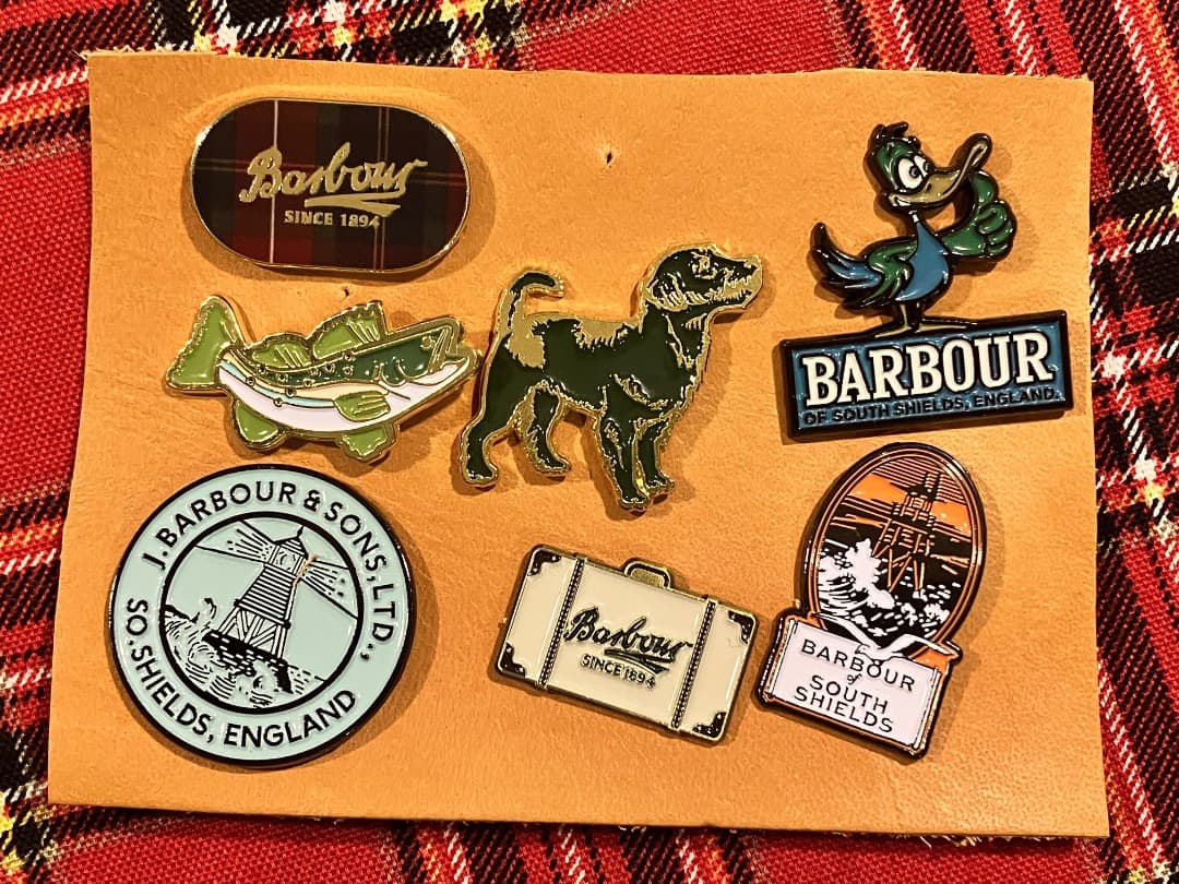 Barbour　ピンバッジ　アソートセット