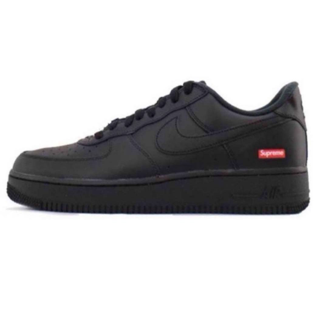 Nike Air Force 1 Supreme ブラック シュプフォース