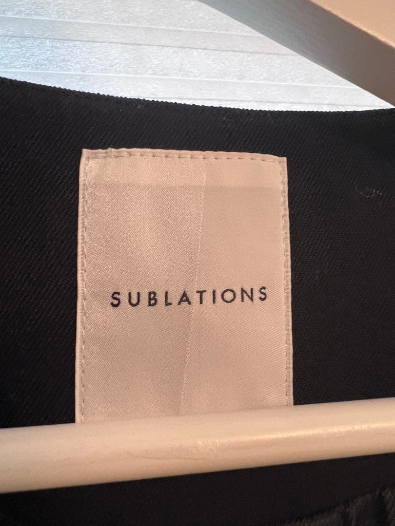ジャケット・アウター SUBLATIONS SEC.04 SLEEVELESS LONG COAT