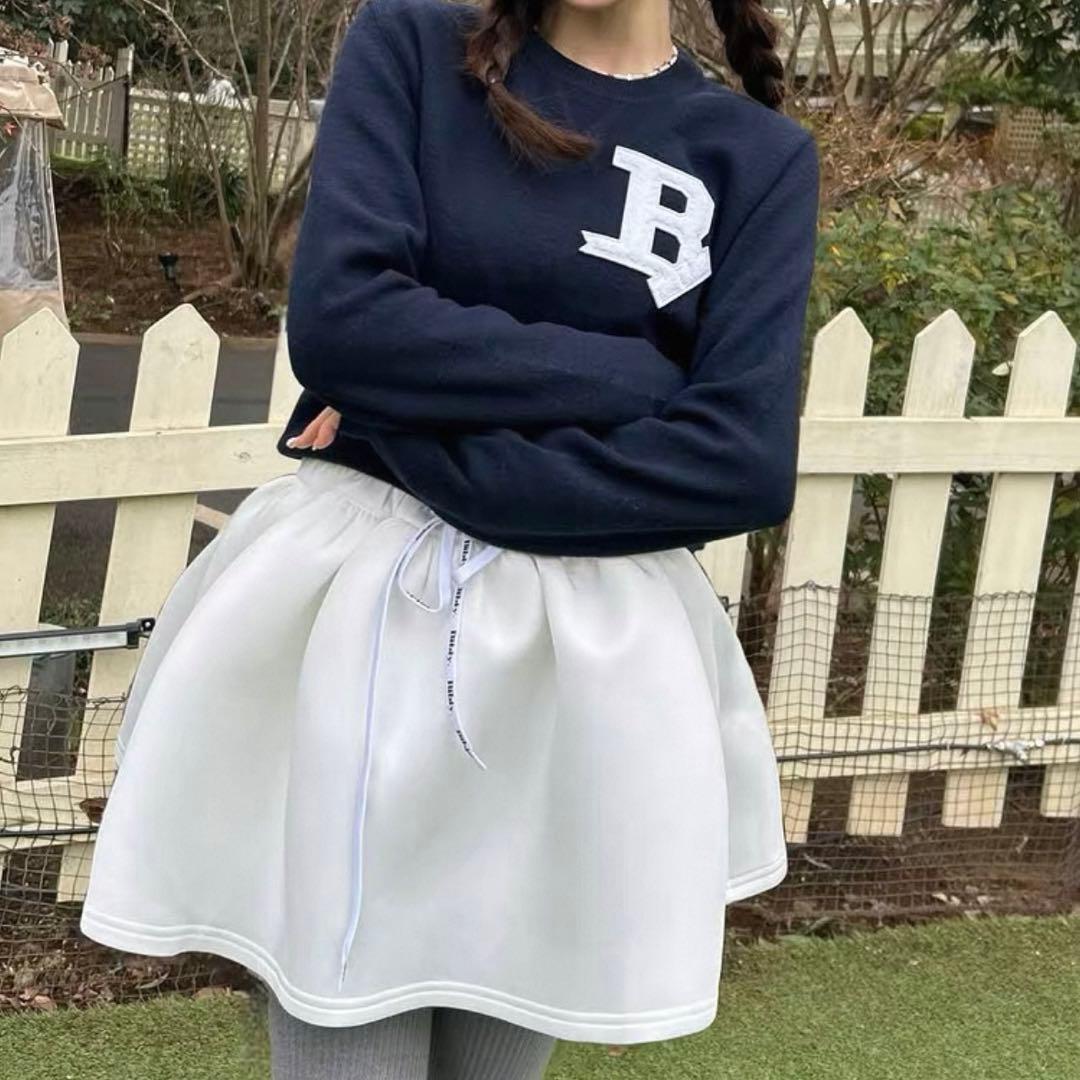 Bibiy B CLUB KNIT ネイビー