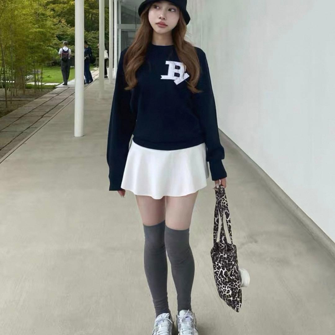 Bibiy B CLUB KNIT ネイビー