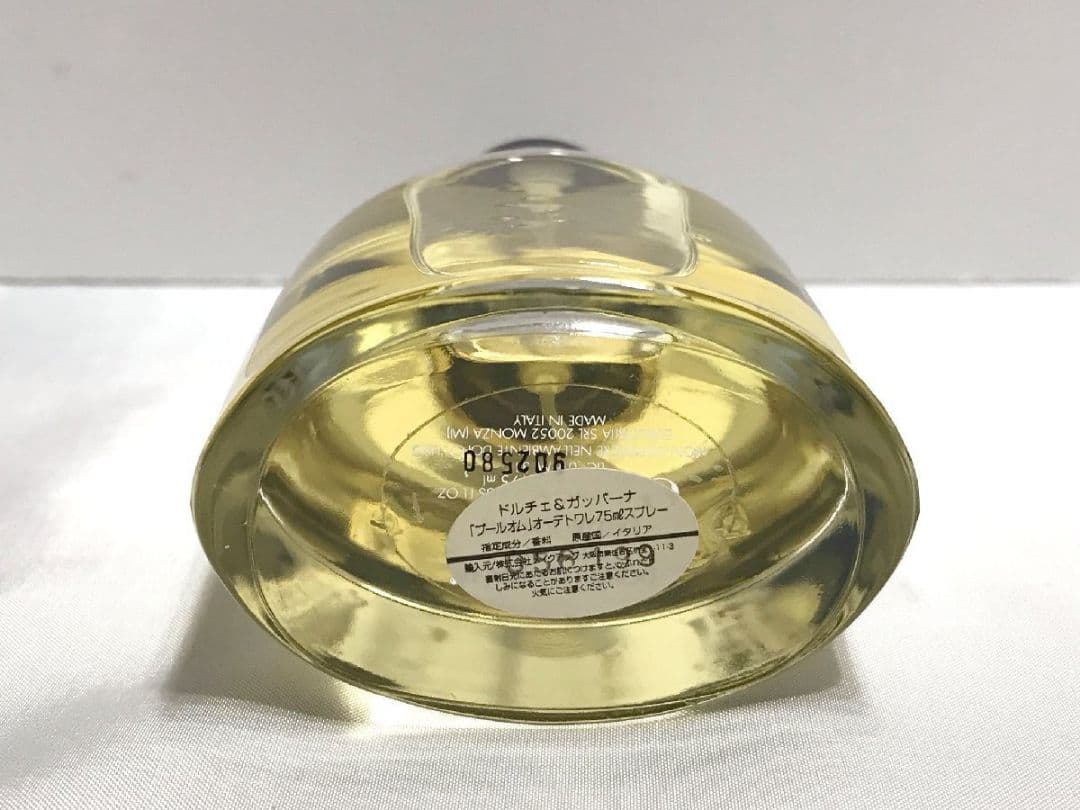 香水 DOLCE&GABBANA ドルチェ＆ガッバーナ プールオムEDT75ml