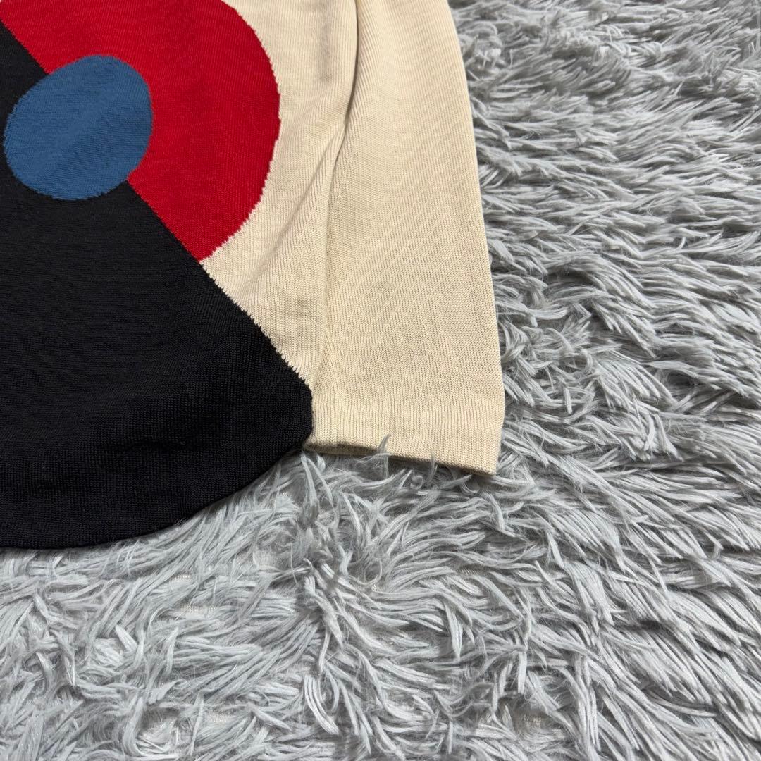 美品✨22AW 現行品 シビラ サークルインターシャアートデザインニット M