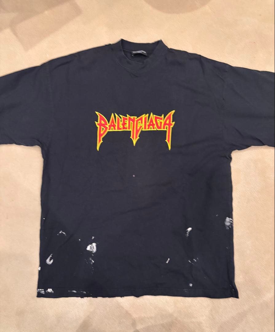 Balenciaga ロゴ Tシャツ 黒